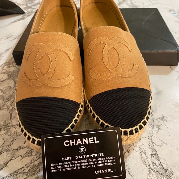 Suede Chanel Espadrilles - Picture 1 of 10